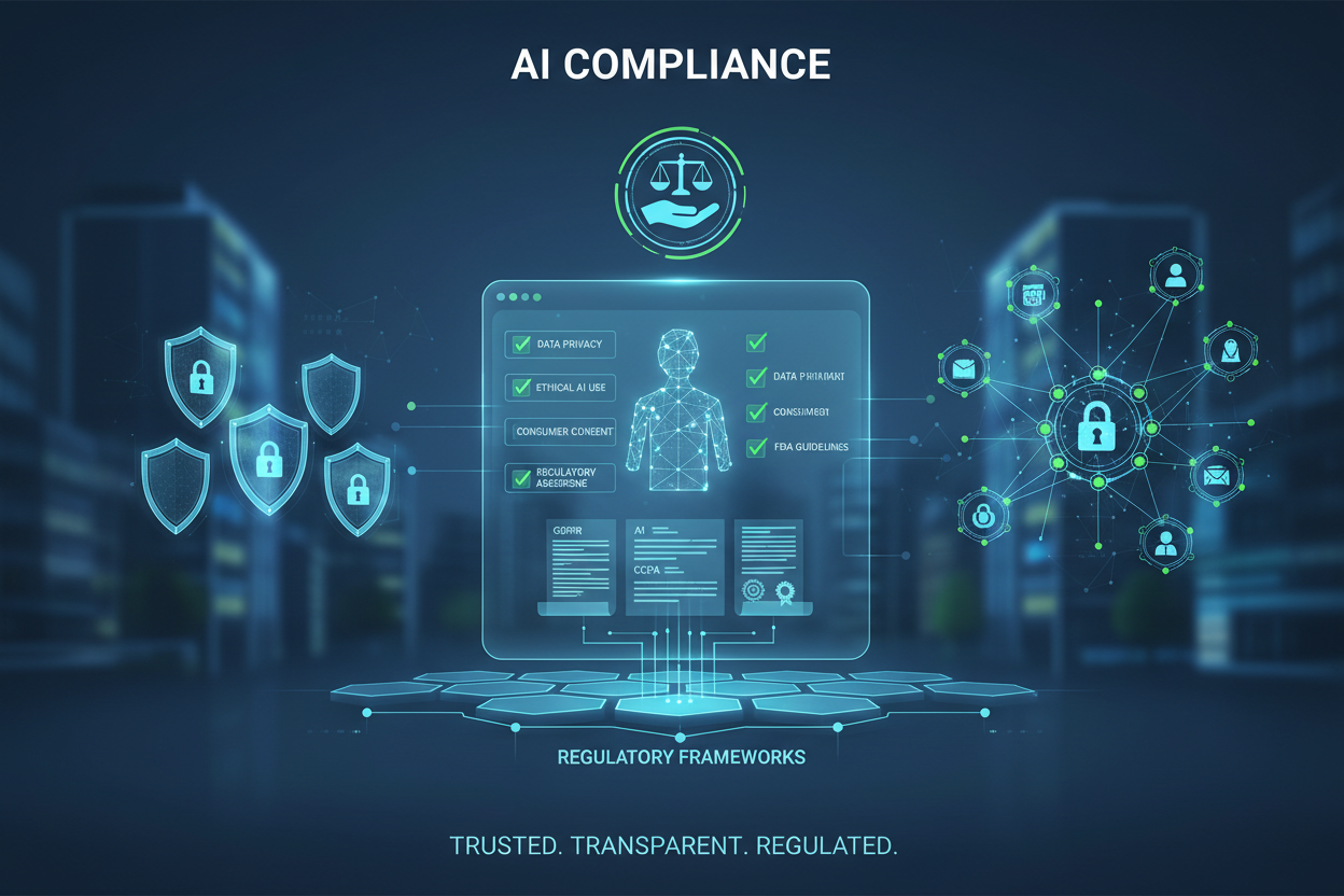 compliance + AI agents + regulated direct-to-consumer markets.